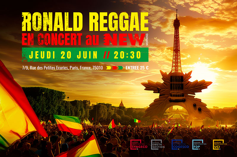 Jeu 20 Juin 2024 : Ronald Reggae